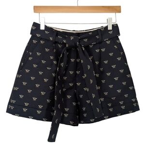 J. Crew Navy Shorts With Bee Print Dark blue Size 0 NWT